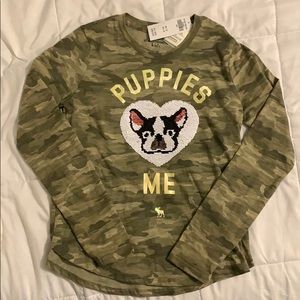 Abercrombie Kids Flip Sequin Long Sleeve